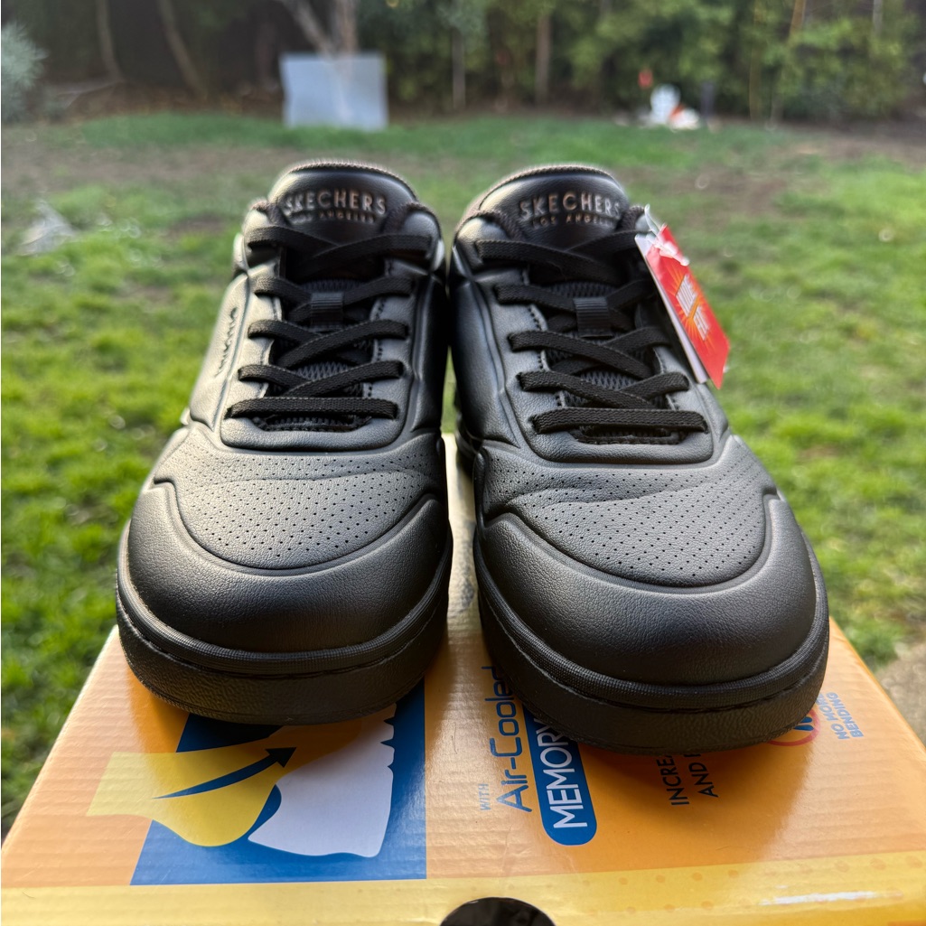 Skechers Slip Ins Wide Womens Black Sneakers